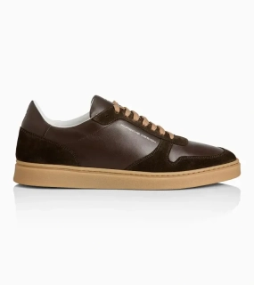 PORSCHE DESIGN Gumsole Sneaker Obuv teniska volnočasová sportovního střihu tmavě hnědá