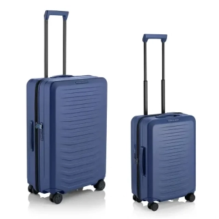 1+1 PORSCHE DESIGN Roadster Hardcase Trolley Set M+S Sada kufrů cestovních zavazadel lehké skořepinové TSA modré matné