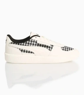 PORSCHE DESIGN 911 Pepita Palermo Sneakers Obuv volnočasová sportovní v retro stylu kostkovaná bíločerná